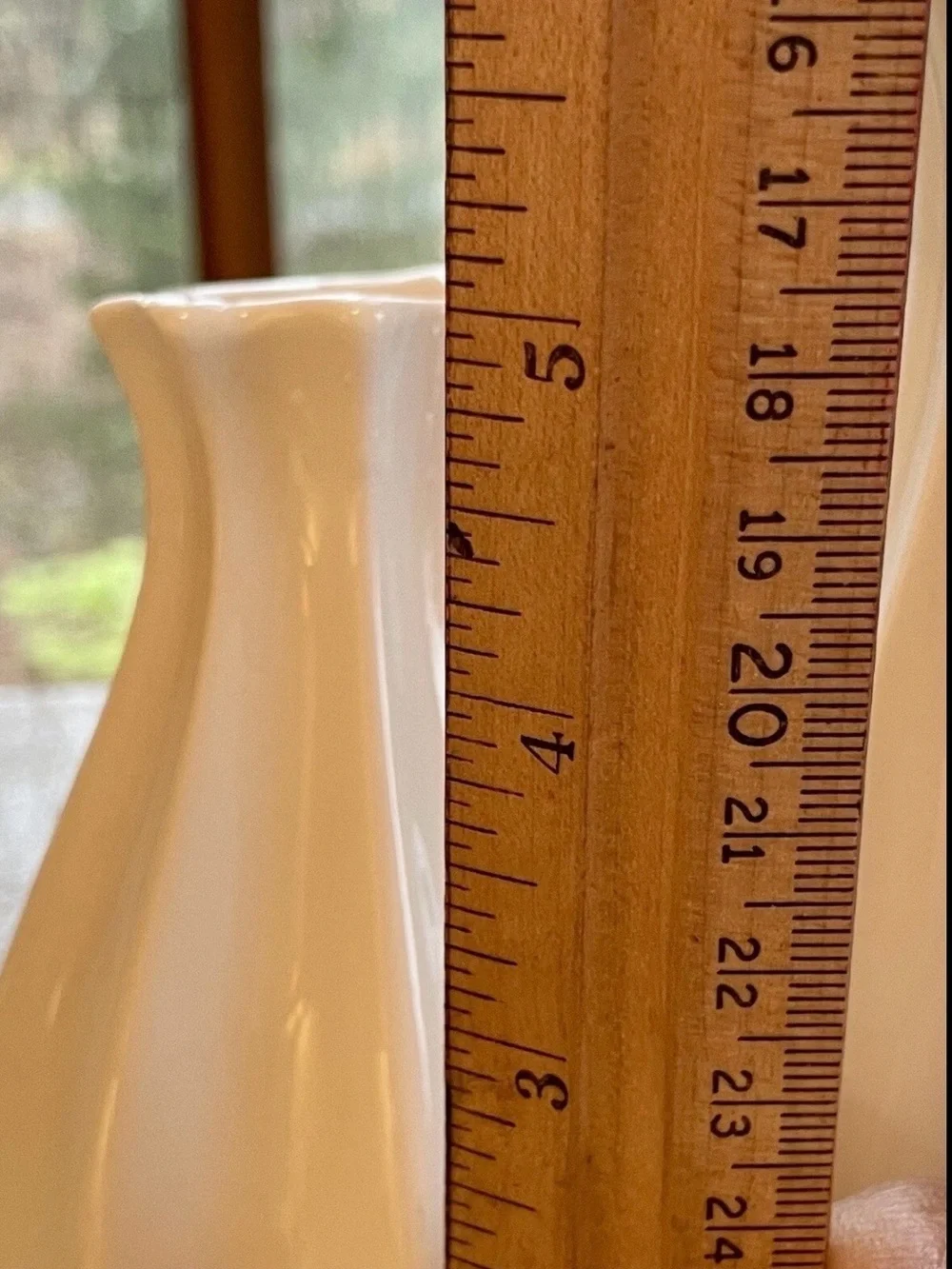 White Ceramic Decorative Vases - conjoined